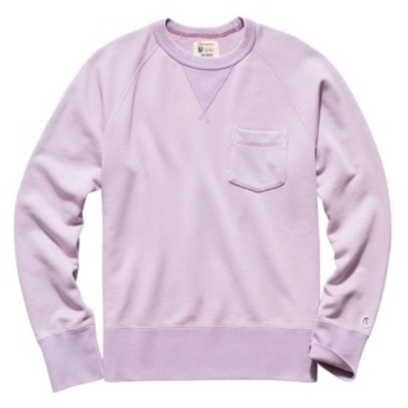 Todd Snyder x Champion Light Purple Lavender Crew Neck Sweatshirt Men's Medium M - Picture 1 of 7